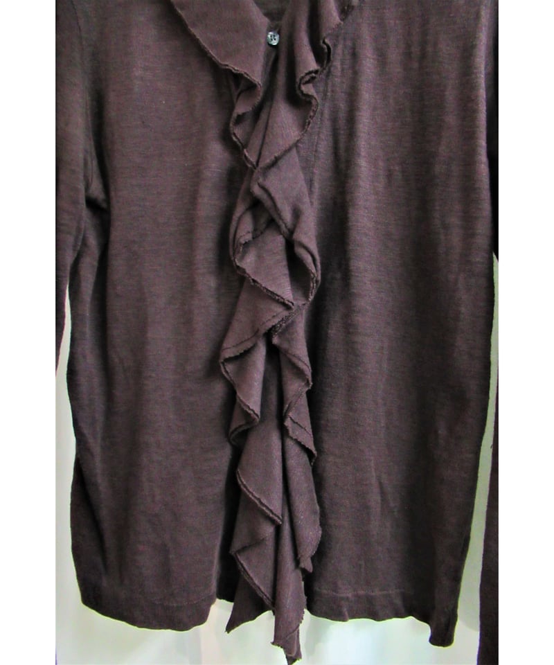 AD1997 tricot COMME des GARCONS フリルデザインカーディガン T AD1997 tricot COMME des GARCONS フリルデザインカーディガン T