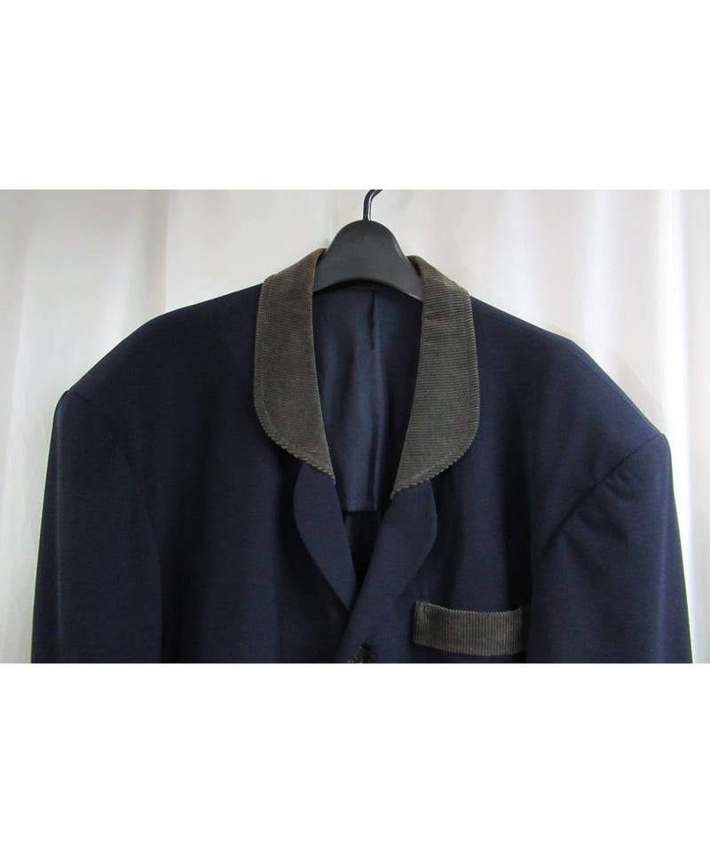 88ss yohji yamamoto pour homme vintage 紺 アイレットジ...