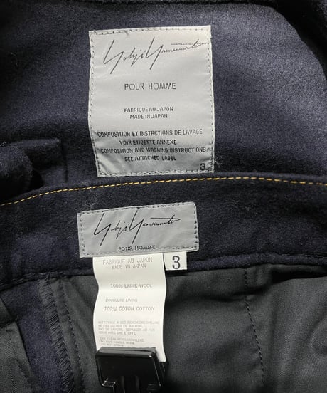 2001AW yohji yamamoto pour homme vintage ブルゾンセットアップ（HV-Y06-198）