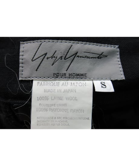 レア 93aw yohji yamamoto pour homme vintage デザインセットアップ（HP-J66-525）
