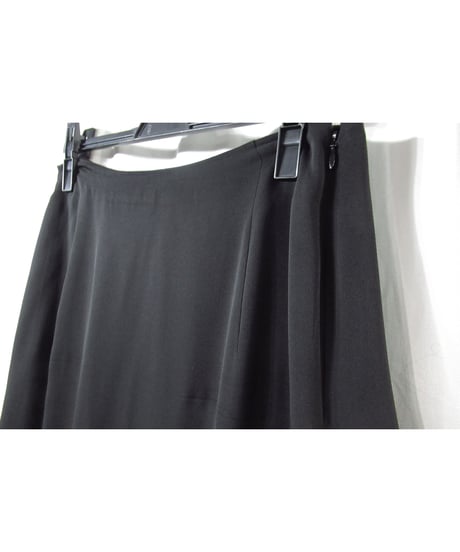 12ss yohji yamamoto femme バックデザイン シルクスカート（FB-S05-400）