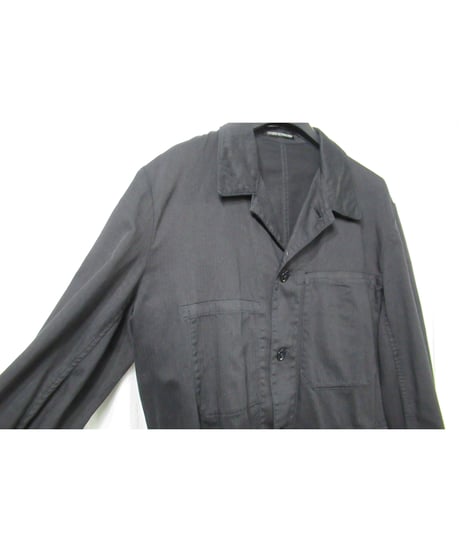 2017AW yohji yamamoto pour homme バックロゴプリント コットンブルゾン（HK-Y99-004）