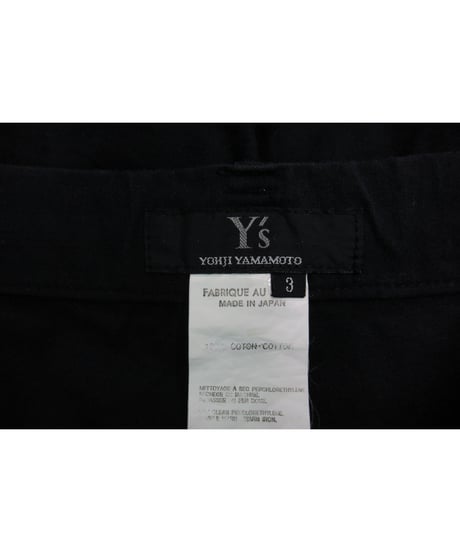 Y’s yohji yamamoto ミリタリーシンプルパンツ YB-P30-006