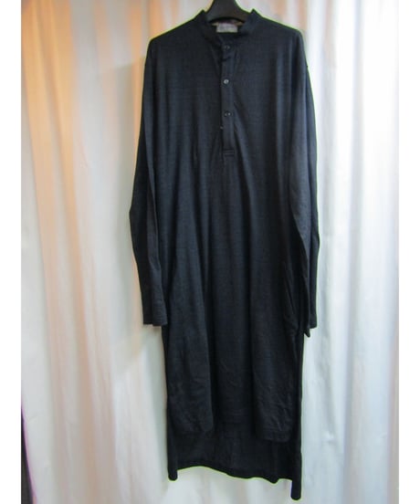 2014ss yohji yamamoto pour homme ロングカットソーワンピース（HG-T75-075）