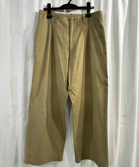 2008SS yohji yamamoto femme コットンワイドパンツ（FM-P18-014）