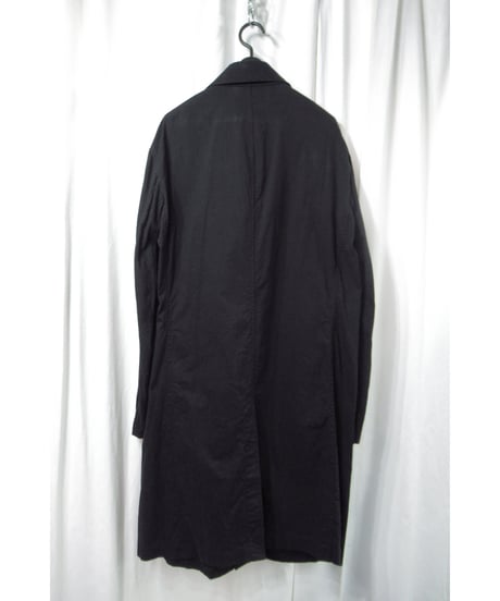 16ss yohji yamamoto pour homme ポケットデザイン コットン ステンカラーロングジャケット（HO-J35-017）