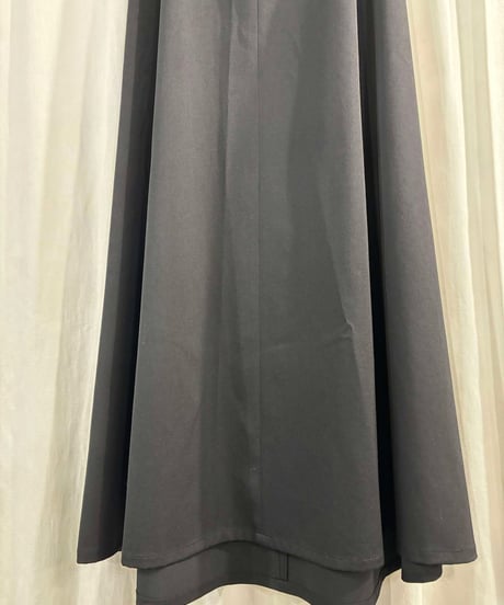 Y's yohji yamamoto ウエストリブ ロングスカート（YK-S18-116-2）