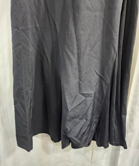 Y's yohji yamamoto 黒 切替えサルエルパンツ （YS-P08-100）