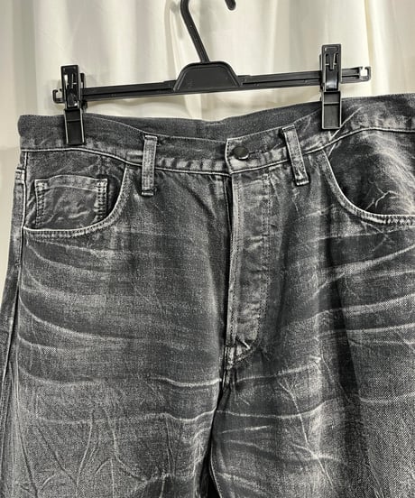 2002AW yohji yamamoto pour homme デザインデニムパンツ（HM-P43-008）