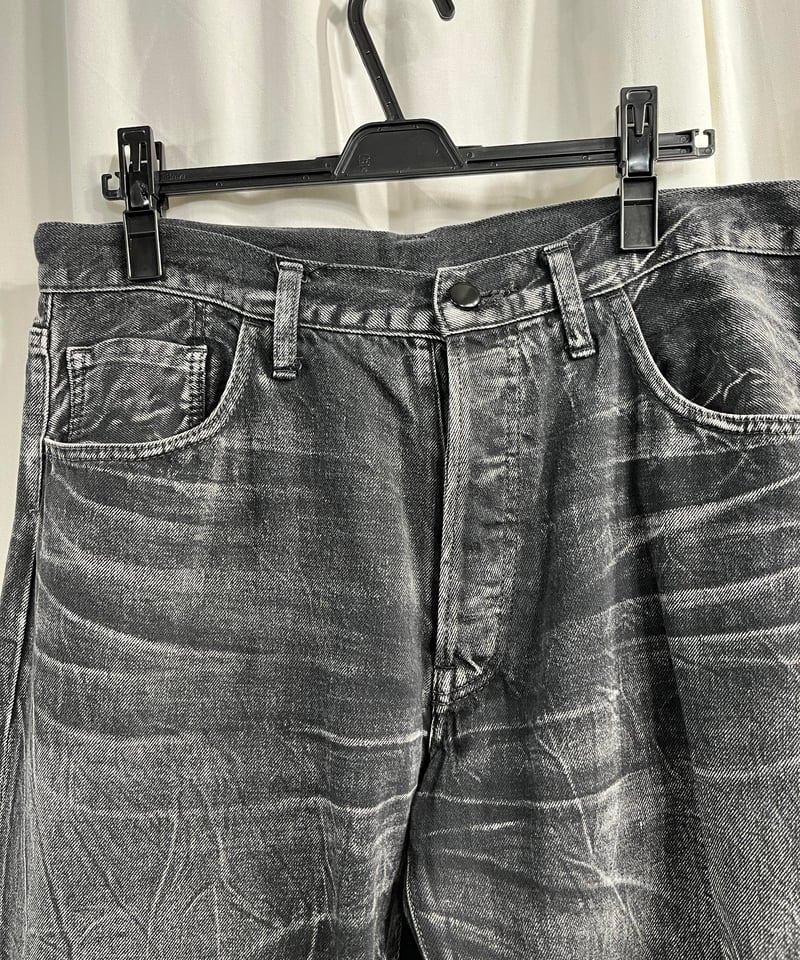 2002AW yohji yamamoto pour homme デザインデニムパンツ(HM- 2002AW yohji yamamoto pour homme デザインデニムパンツ(HM-