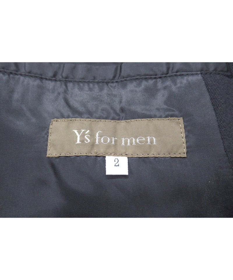 Y's for men yohji yamamoto 燕尾デザイン ステンカラー Y's for men yohji yamamoto 燕尾デザイン ステンカラー