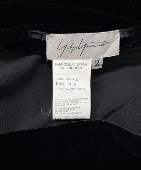 2005AW yohji yamamoto femme ベロアサロペット（FN-D26-295）