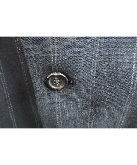 94ss yohji yamamoto pour homme vintage ストライプ 切替えデザインジャケット HT-J54-326