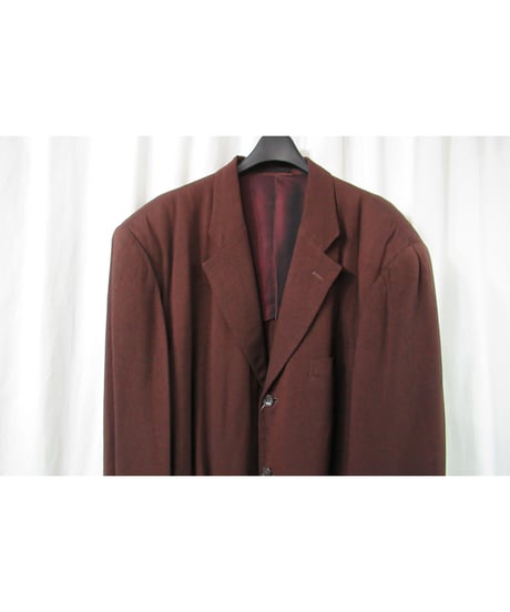 AD1993 COMME des GARCONS HOMME PLUS 脱色期 裾脱色デザインジャケット PJ-04078M