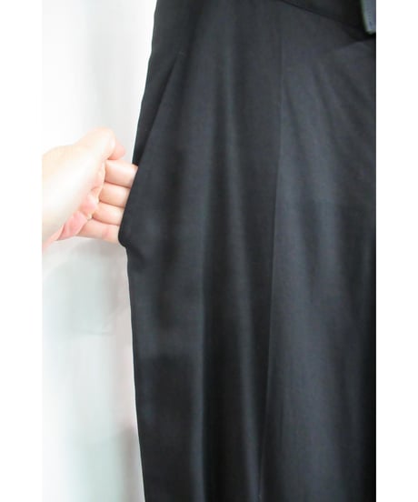 新品 04ss yohji yamamoto femme 裾フレアデザインパンツ FZ-P06-201