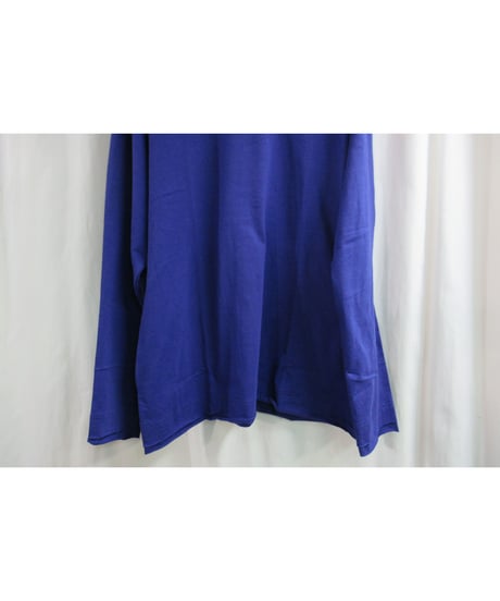 camphor tree 紺 裾レイヤードデザインカットソー S size