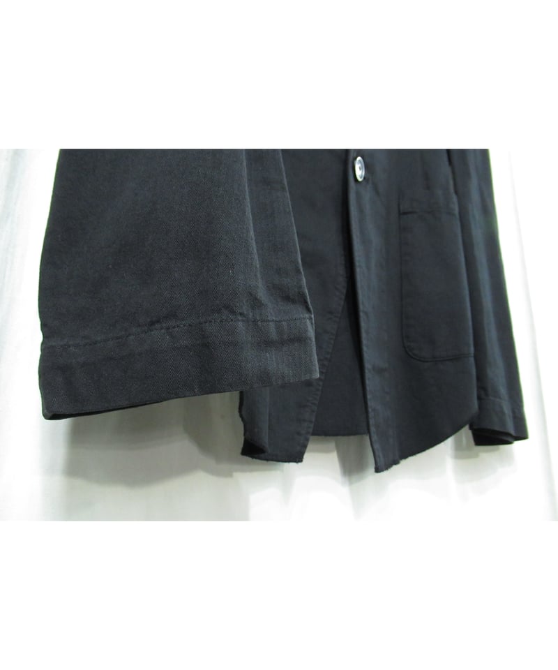 16ss yohji yamamoto pour homme 綿 麻 燕尾デザインジャケット( 16ss yohji yamamoto pour homme 綿 麻 燕尾デザインジャケット(