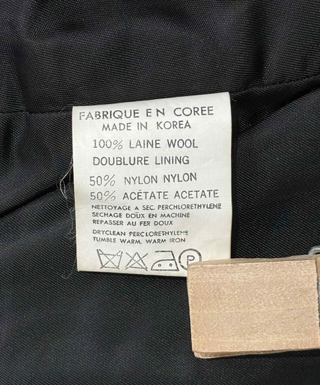 1980's yohji yamamoto pour homme vintage 丸文字ロゴ ベスト（H-V-205xxx）