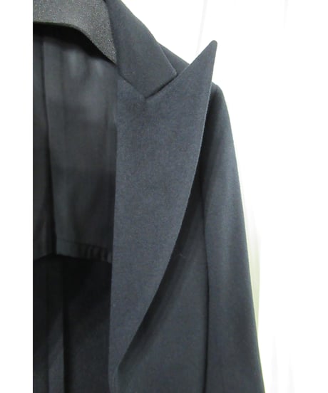 04aw yohji yamamoto femme 燕尾デザインロングジャケット FJ-J46-199