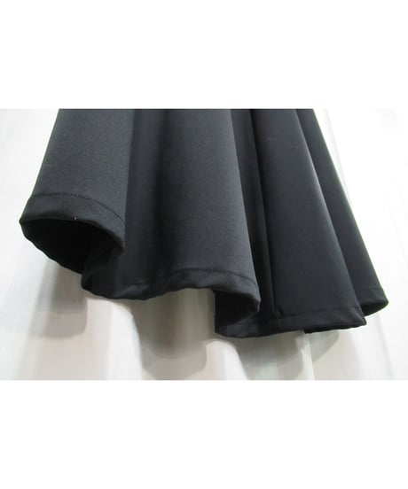 Y’s yohji yamamoto ウエストニット切り替えデザイン ロングフレアスカート（YK-S18-116）