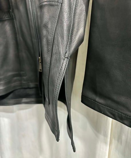 yohji yamamoto pour homme レザーブラウス（HX-B61-730）