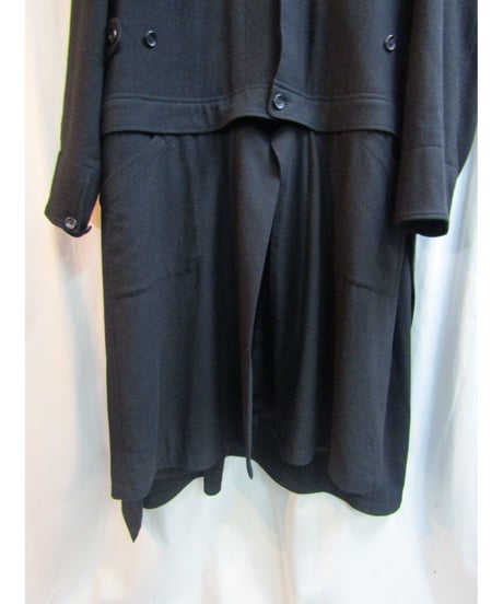 レア 1点物 17aw yohji yamamoto pour homme マント付2wayロングドレス HK-D19-124