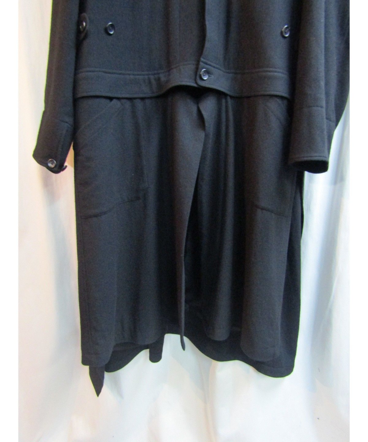 レア 1点物 17aw yohji yamamoto pour homme マント付2wayロ