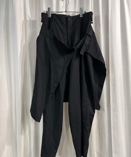 2017aw yohji yamamoto POUR HOMME 着脱ラップパンツ （HK-P25-100）