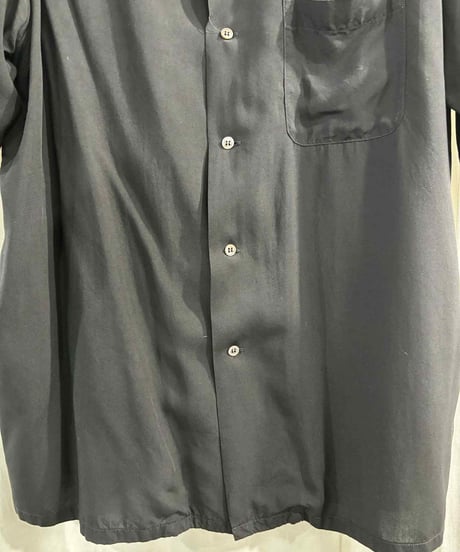 Y's for men yohji yamamoto レーヨン 開襟半袖シャツ（M-B-200xxx）