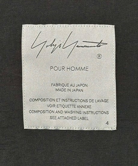 2024SS yohji yamamoto pour homme ブルゾン（HS-Y02-500）