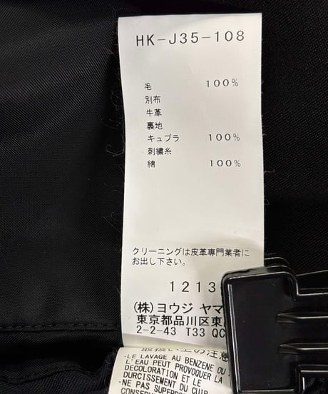2017AW yohji yamamoto pour homme デザインジャケット（HK-J35-108）