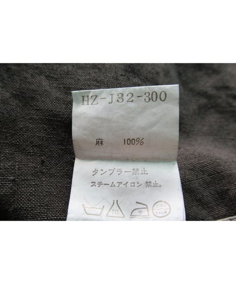 04ss yohji yamamoto pour homme 麻 ステッチデザインジャケット（HZ-J32-300）
