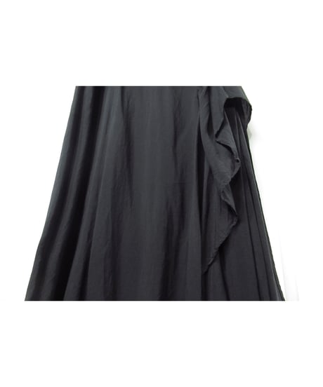 yohji yamamoto +noir バックデザイン フレアスカート（NO-S09-200）