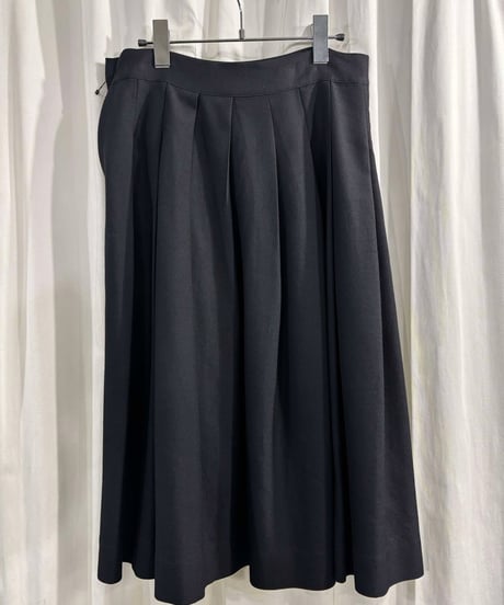 2010AW yohji yamamoto +NOIR レ－ヨン・ウール混スカート（NC-S14-204）