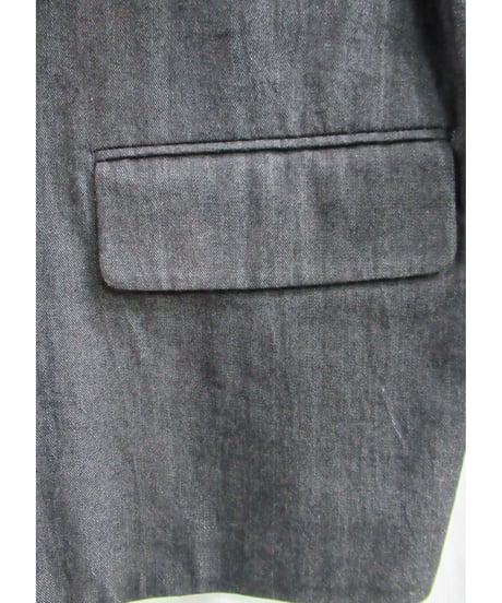 80's COMME des GARCONS HOMME PLUS vintage 変わりボタン ノーカラージャケット PJ-11030S