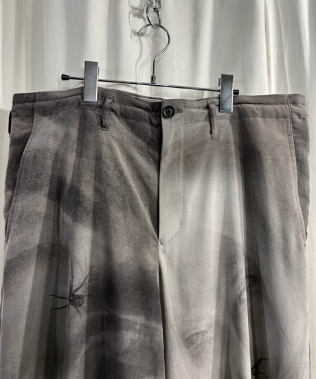 2020SS yohji yamamoto pour homme クモ女プリントパンツ（HN-P30-512）