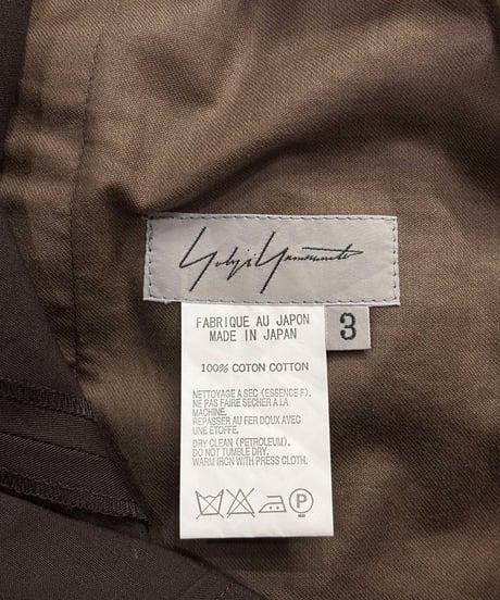2006SS yohji yamamoto femme ノータックパンツ（FR-P08-031）
