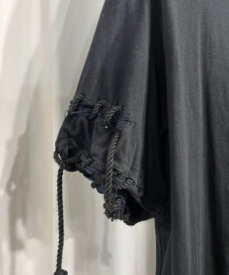 2019SS yohji yamamoto pour homme ヒモ通し半袖カットソー（HH-T29-083）