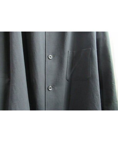 18ss yohji yamamoto POUR HOMME スリーブ＆アーム切替えデザインロングブラウス（HW-B24-809）