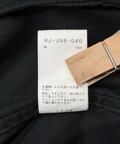 2023AW BLACK Scandal yohji yamamoto ブルゾン（HJ-J98-040）