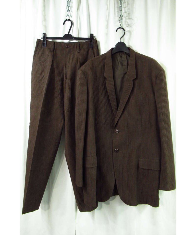 93aw yohji yamamoto pour homme vintage ストライプデザイ 93aw yohji yamamoto pour homme vintage ストライプデザイ