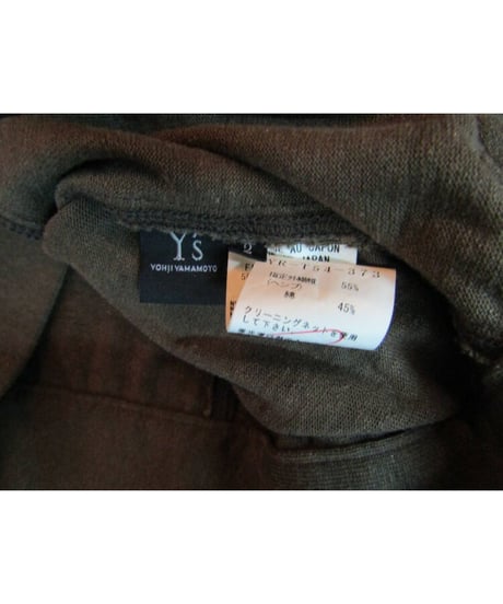 Y's yohji yamamoto ショートカーディガン YR-T54-373