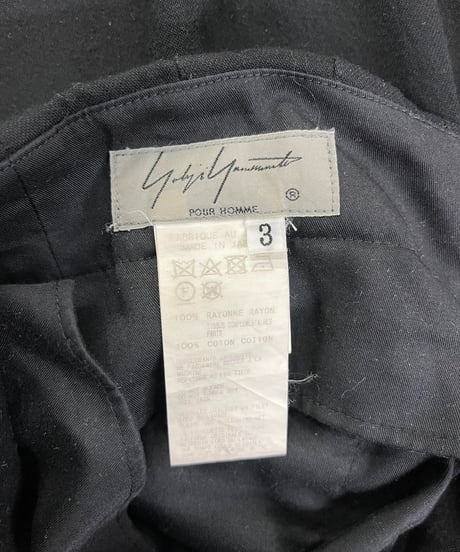 2017ss yohji yamamoto POUR HOMME 切替えデザインバルーンパンツ (HD-P23-808)