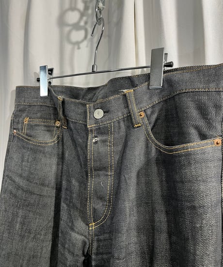 2004AW yohji yamamoto pour homme リブ付きデニム（HJ-P38-008）