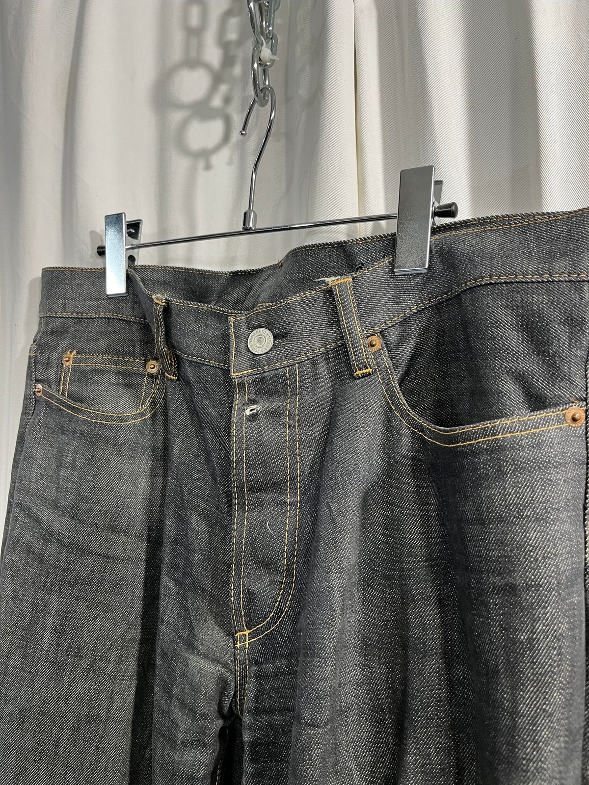 2004AW yohji yamamoto pour homme リブ付きデニム（HJ-P38 