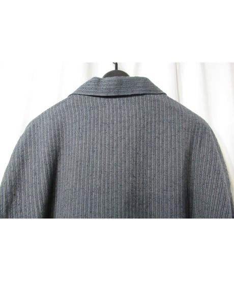 92aw yohji yamamoto pour homme vintage グレー ストライプブラウス（HS-B19-004）