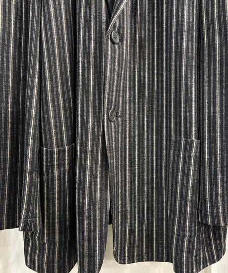 1980's yohji yamamoto pour homme vintage ストライプジャケット（H-J-134xxx）