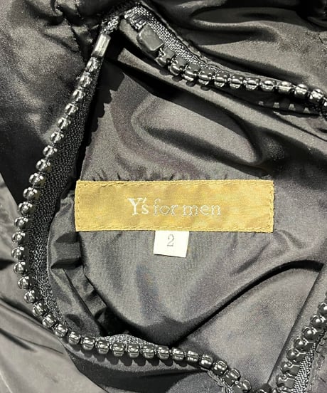 Y's for men yohji yamamoto ダウンロングコートセットアップ 収納袋付き（MV-C05-800）