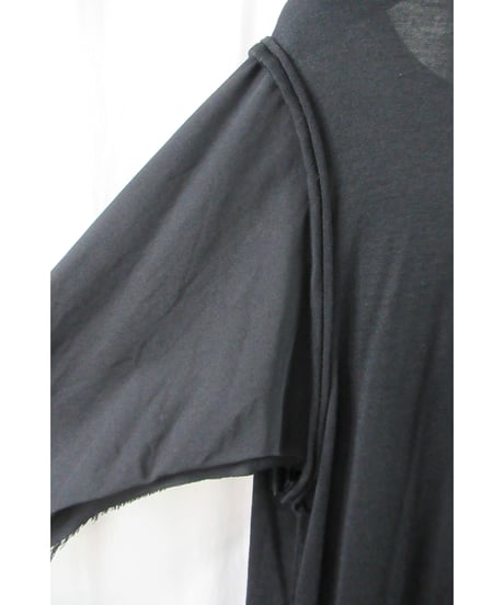 yohji yamamoto +noir 袖切り替えデザインカットソー NF-B05-806