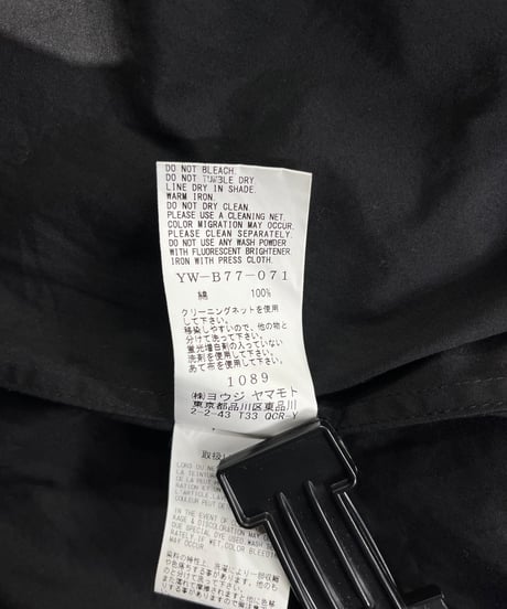 Y's BANG ON! yohji yamamoto 肩章付きシャツ（YW-B77-071）